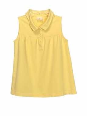 Hanna Andersson Vintage Sleeveless Cotton Mesh Polo Dress